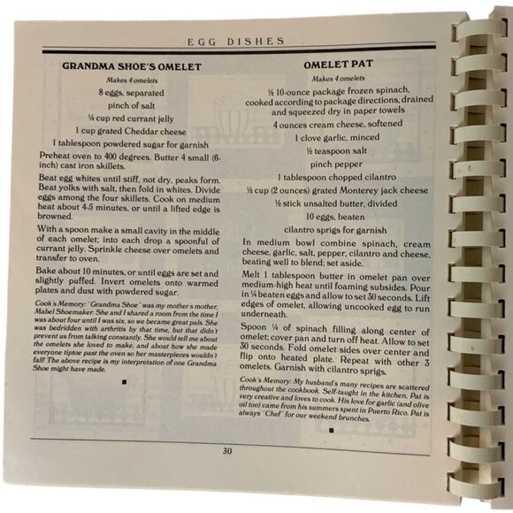 Grant Corner Inn Breakfast & Brunch Cookbook By Louise Stewart 1986 Spiral Bound - Picture 6 of 14